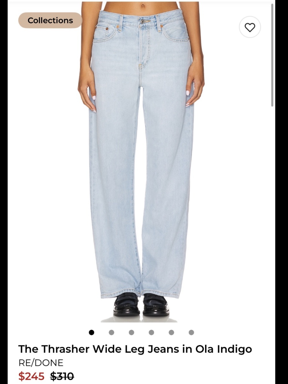 Re/Done Ola Thrasher Wide-Leg Jeans